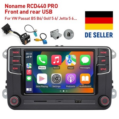 NONAME Autoradio Rear USB RCD440 RCD360 3 RCD330 Carplay Android Auto Für VW CC