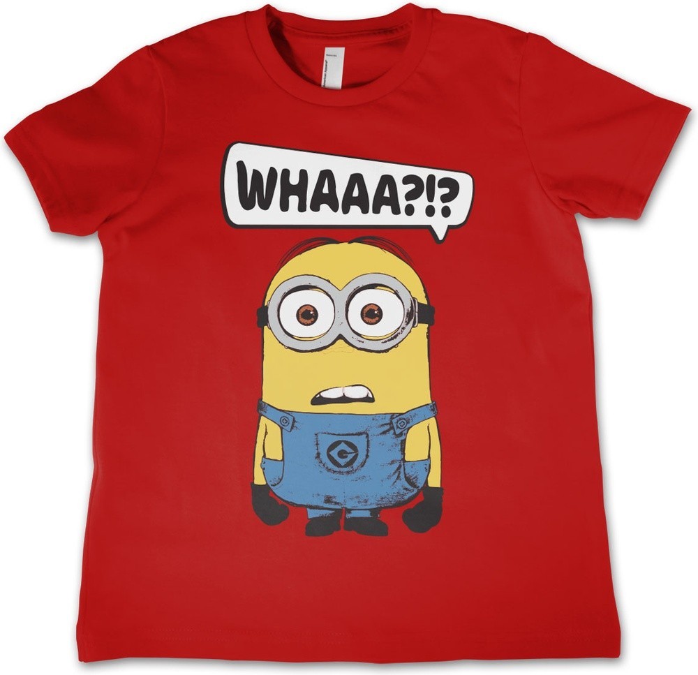 Minions Whaaa Kids T-Shirt Kinder Red 5090₽