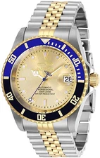 Invicta Men's Pro Diver Automatic Gold Dial Two-Tone Stainless Steel Watch 29181