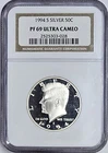 1994 S 90% Silver Proof Kennedy Half Dollar NGC PF69 UCAM