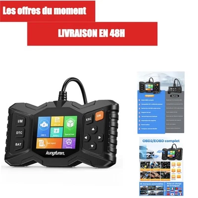 OBD2 Valise Diagnostic Auto Multimarque - Lecteur de Codes Panne Moteur - Photo 1/4
