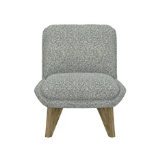 Gray Armless Accent Chair