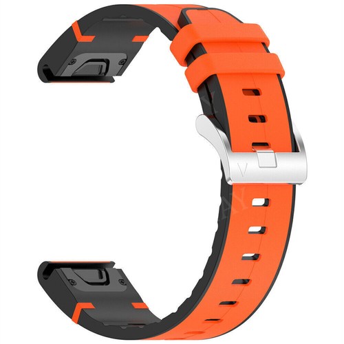 Silicone Watch Band Strap For Garmin Fenix 8 7 7X 6 6X 5 5X Tactix Epix Pro Gen - Picture 12 of 21