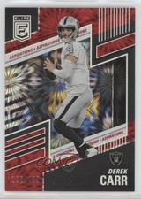 2022 Panini Donruss Elite Aspirations Shimmer 190/499 Derek Carr #40 0l3a