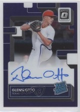 2022 Panini Donruss Optic Navy Blue Stars Prizm 62/99 Glenn Otto Auto 0s55