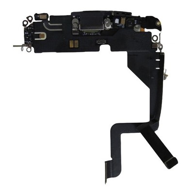 Black OEM Charging Port Dock Mic Flex Replacement For  iphone 14pro REPAIR