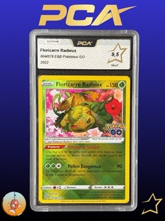 Carte Gradée PCA 9 5 Florizarre radieux 004/078 EB10.5 Pokemon GO FR