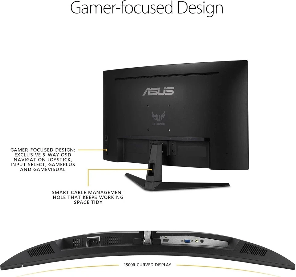 ASUS TUF Gaming 32" FHD Monitor 144Hz 1ms | VA LED | Adaptive-Sync | HDMI - Image 4 of 4