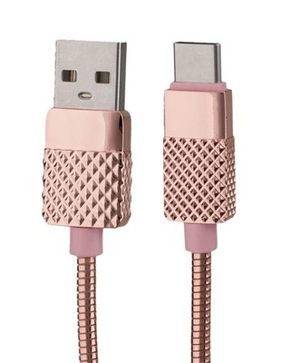 PETER JÄCKEL USB Data Cable BRILLIANT Typ-C Pink mit Sync- und #1907301