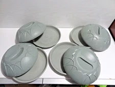 4 Dinex Carlisle Fenwick Dome Lid Food Server Hosptal Sage PN 21 & DX5400  USA