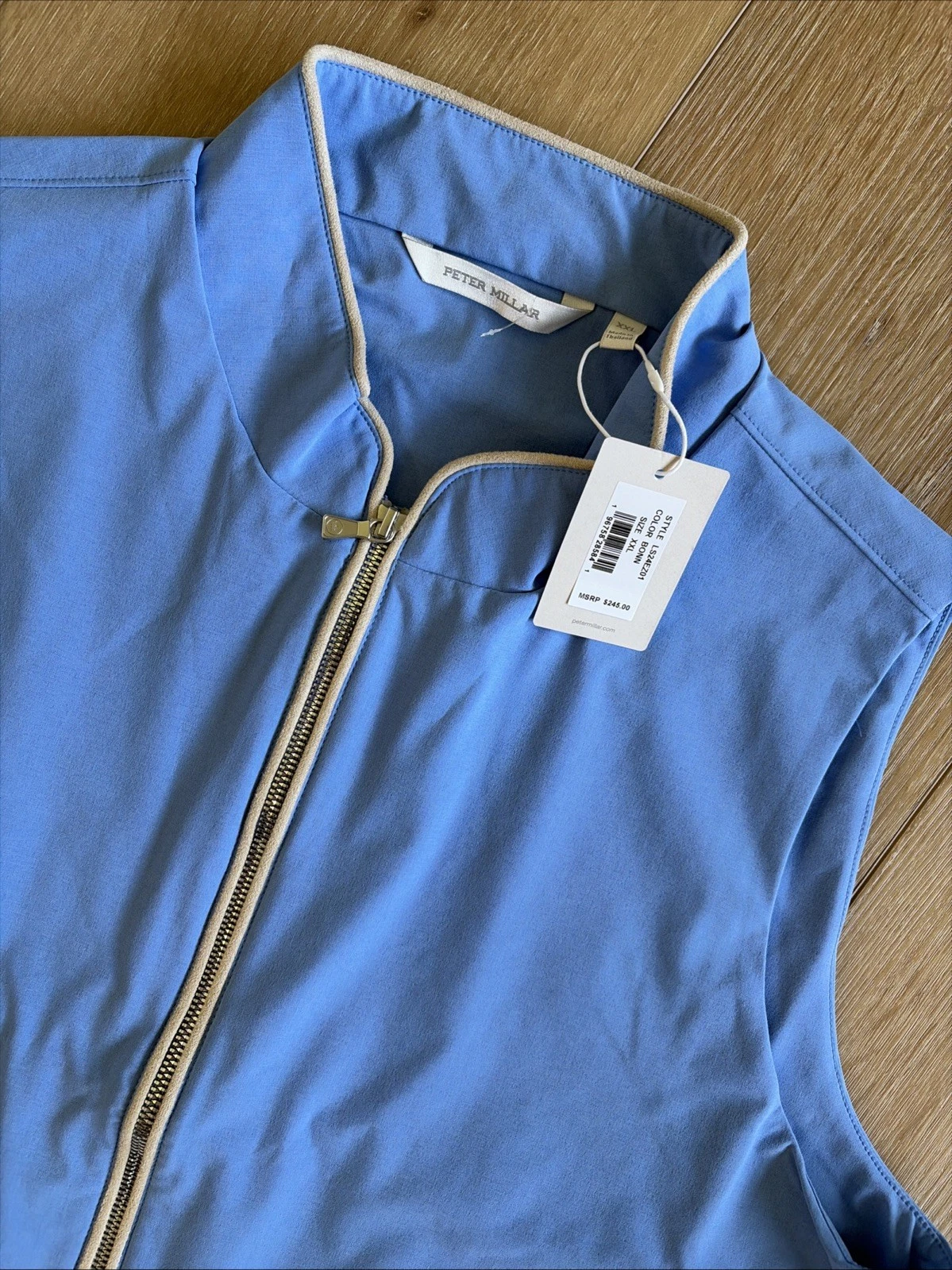 PETER MILLAR Womens Surge Full Zip Vest Color Bonnet Size XXL Golf MSRP$245.00