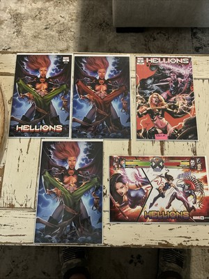(5 Miss Match Book) Hellions #3,4,6  - DOUBLE VIRGIN & TRADE VARIANT