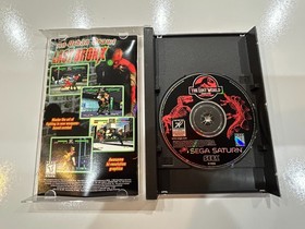 The Lost World: Jurassic Park (Sega Saturn, 1996) CIB Complete in Box NR MINT!