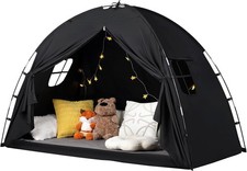 Bed Tent Twin Size Privacy Sleeping Space W/ Blackout Design Breathable Portable