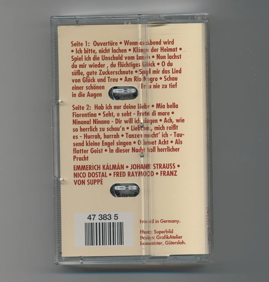 Operetten-Highlights Combi MC Eine Nacht in Venedig Maske in Blau Csardasfürstin - Bild 2 von 3