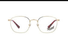 Persol Eyeglasses, Gold P02476V 515 50-20 140, Demo Pair, Original Box Case