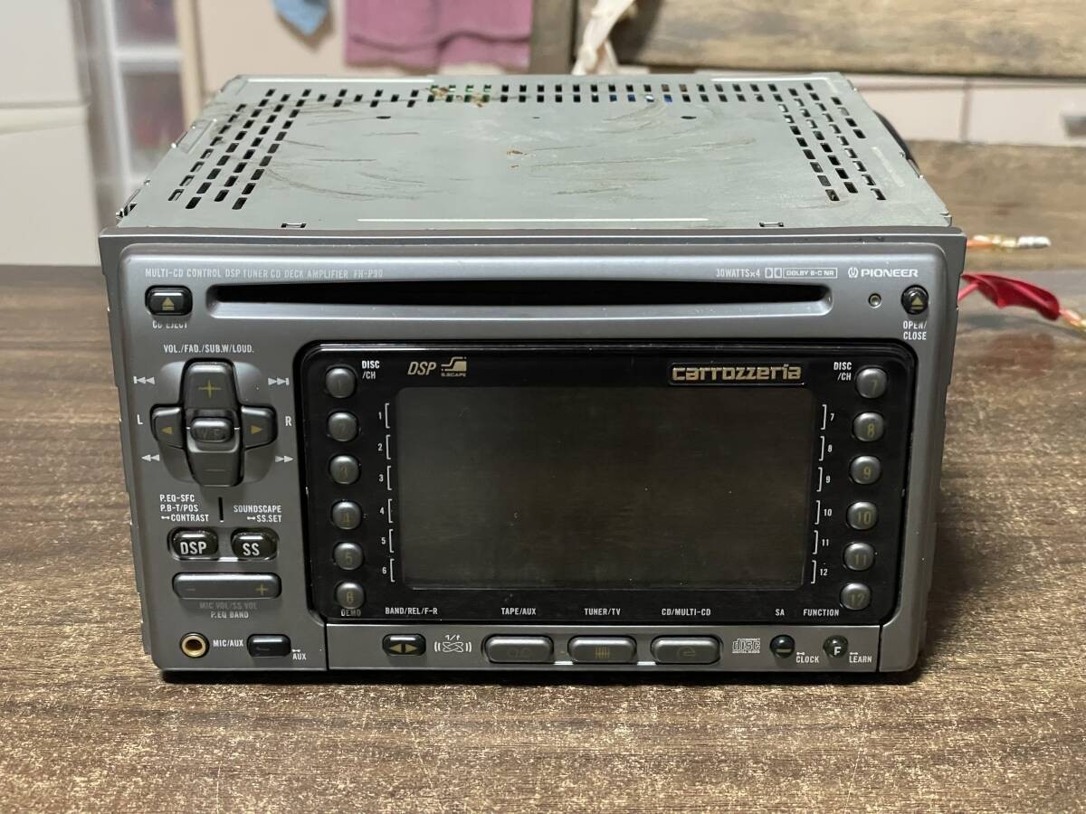 Pioneer Carrozzeria FH-P90 2DIN CD Cassette Receiver Stereo Audio