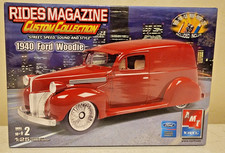Amt 1940 Ford Woodie Rides Magazine Custom Kit 38489 Factory Sealed Dented Box