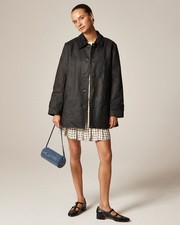 BNWT NEW J. Crew Womens Coated Barn Coat Jack...