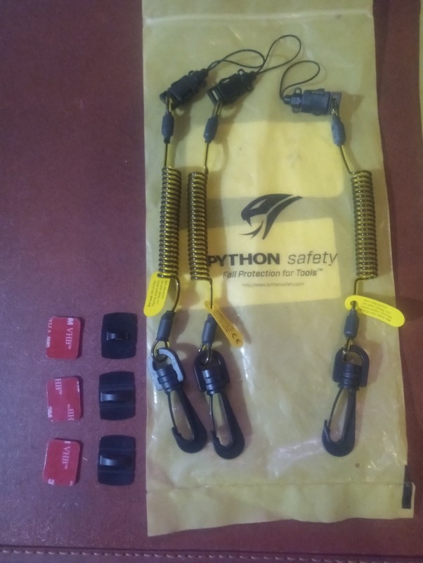 Python Safety Fall Protection For Tools Lanyards