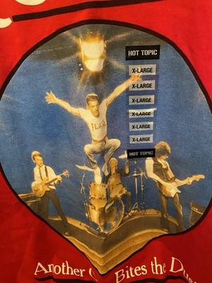 Queen Another One Bites The Dust Official Merch T Shirt Red Size XL