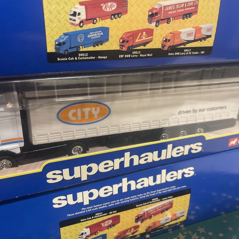 Corgi Superhaulers 1:64 TY86903 Renault Premium Curtainsider - City - Bild 3 von 4