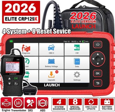 LAUNCH CRP129X CRP123X Profi KFZ Diagnosegerät OBD2 Scanner Fehler Auslesegerät