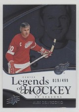 2011-12 SPx Legends of Hockey 19/499 Alex Delvecchio #106 HOF 0w0l