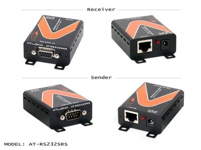 Atlona AT-RS232SRS RS-232 Extender over Twisted Pair Cat5/6 up to 825ft