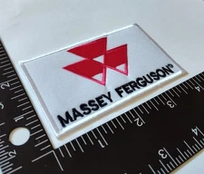 MASSEY FERGUSON PATCH TRACTOR  FARM MACHINERY IRON ON SEW ON PATCH 
