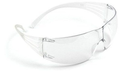 3M 65717 SecureFit Protective Eyewear SF201AF, Clear Lens, Anti Fog Coating