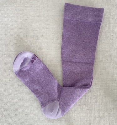Wellow Bamboo Aerolite Compression Socks Color Lavender Twist Size LARGE NWOT