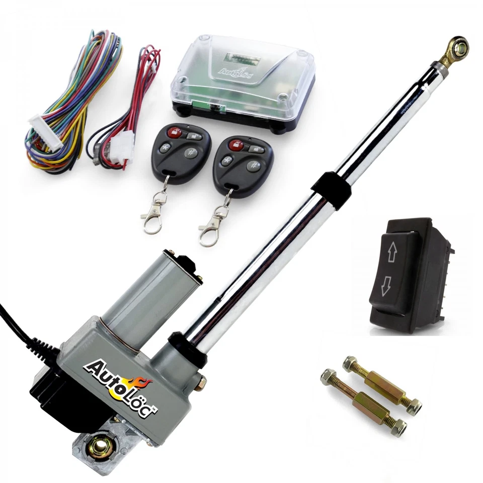 Kit de tampa de tonneau de potência de controle remoto com motor e interruptor atuador linear 12V - Imagem 2 de 4