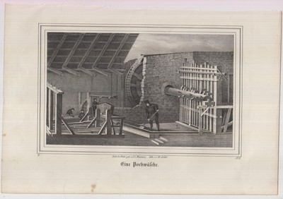 A Pochwash, Original Lithograph, Saxonia, C. W. Arldt, after Metzner, 1840