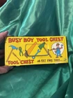 Vintage Busy Boy Tool Chest * Ohio Art * Case Only Litho