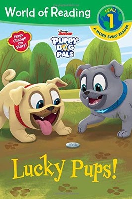 World of Reading: Puppy Dog Pals Lucky Pups (Level 1 Word Swap Reader) - Vit...
