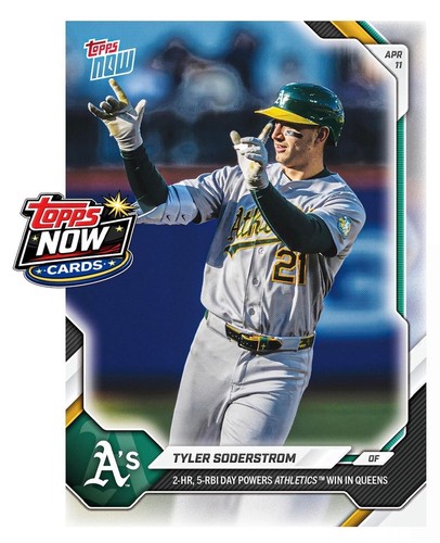 2026 Topps Now #72 Tyler Soderstrom | Baseball Card