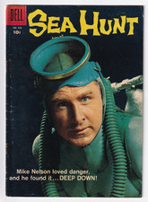 Four Color #928 - Sea Hunt (#1) - Dell Comics 1958 - Lloyd Bridges