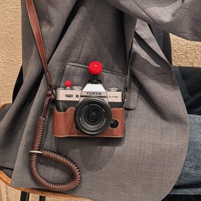 Camera Leather Half Case Compatible with Fujifilm X-T30 X-T20 X-T10 X-T50 X-S20