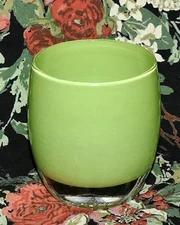 Glassybaby "IMAGINE" Hand-Blown Votive Candle Holder w/Sticker