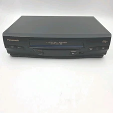 Panasonic VCR PV-V4520 Blue Line 4-Head Omnivision HiFi No Remote Tested/Working