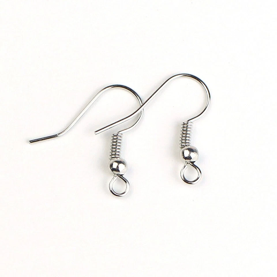 Venta al por mayor 500 un./lote fornituras para pendientes cables de oreja ganchos para hacer joyas hágalo usted mismo Foto 3 de 4