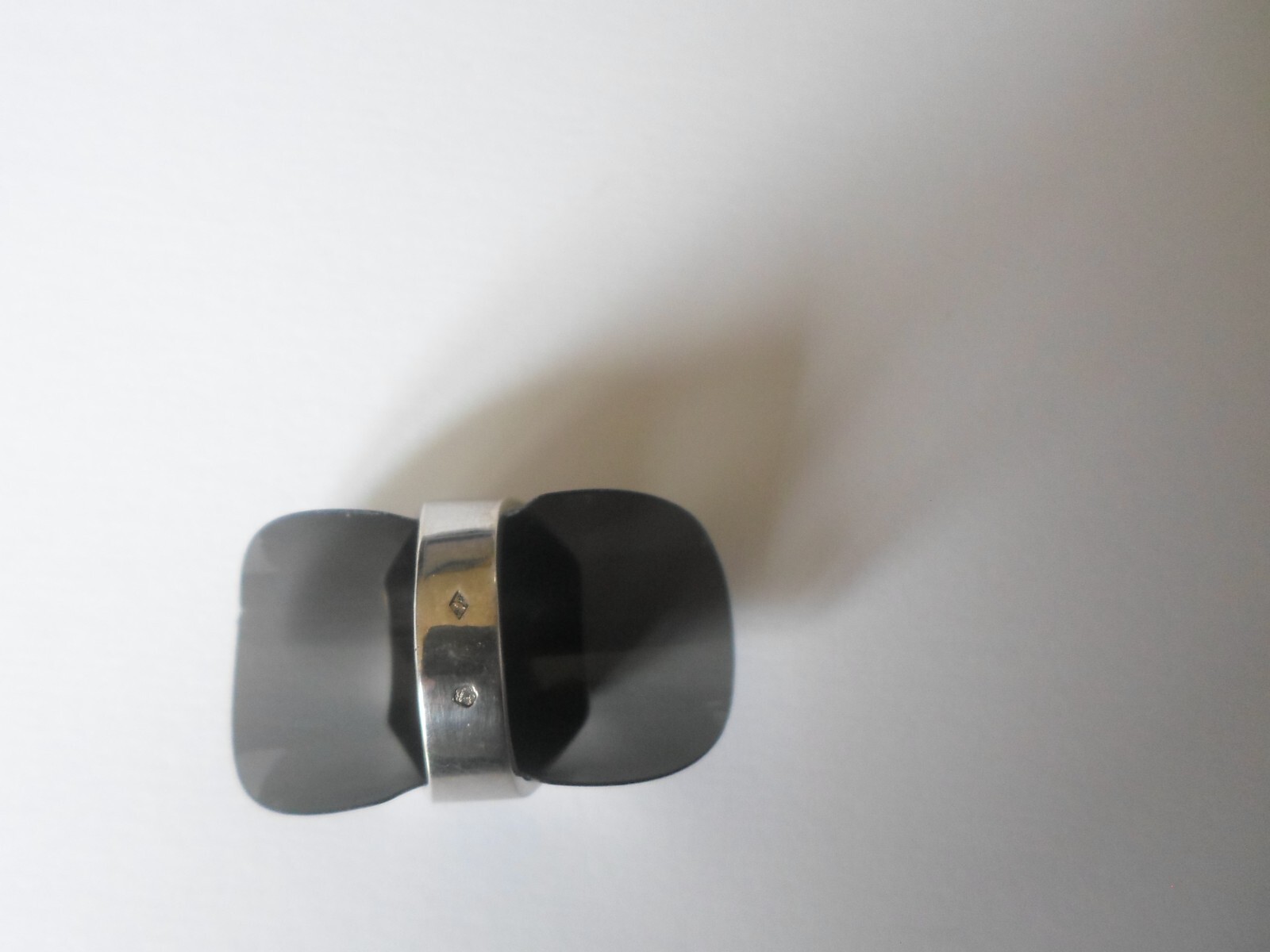 solid silver ring, chiseled knight, size 54 - image 5