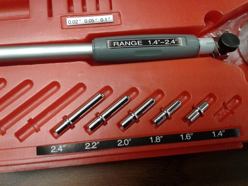 ZIFFERBLATT BOHRUNGSLEHRE 1,4 BIS 2,4 ZOLL .0005 TEILUNGEN A06-45187 / 713-755 - Bild 4 von 8