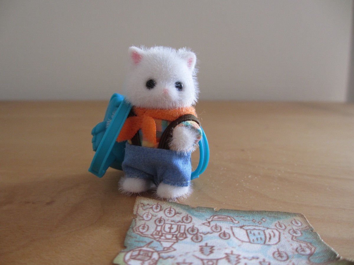 Sylvanian Families Persian Cat Baby & Thrilling Adventure Set  