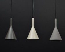 Concrete Ceiling Pendant Lights Lighting Vintage Cement Cone Shape | 3 Colours 