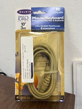 VINTAGE - BELKIN - 10' MOUSE/KEYBOARD EXTENSION CABLE FOR P S/2 - F2N035-10