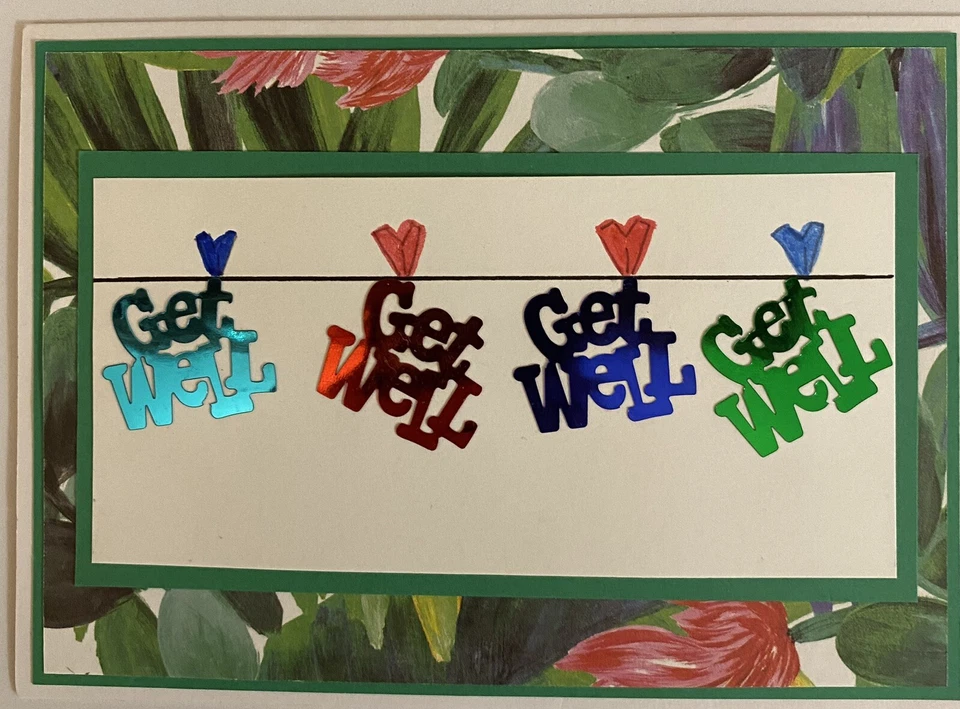 Set of 3 Handmade Get Well Cards with Envelopes - Image 3 of 4