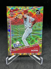 2021 Panini Donruss Baseball ALEC BOHM THE Rookies Gold Foil /999 #TR7 Phillies
