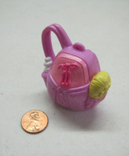Mini Dollhouse Purple Ballet Bag Backpack 2 Inches Tall Unknown Manufacturer